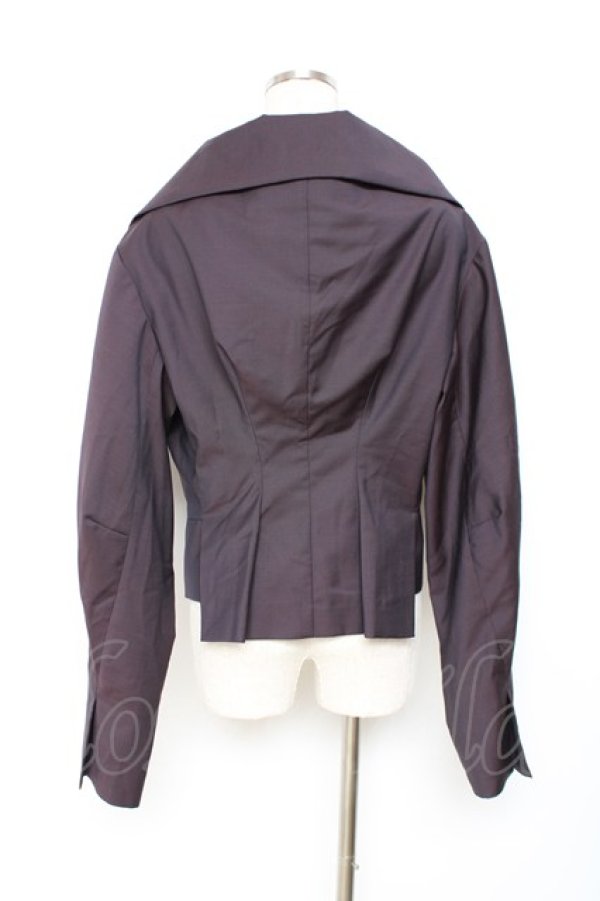 画像3: ヴィヴィアンウエストウッド 中古 / 変形カラージャケット 42 パープル  Y-25-11-16-028-jc-SZ-ZY (3)