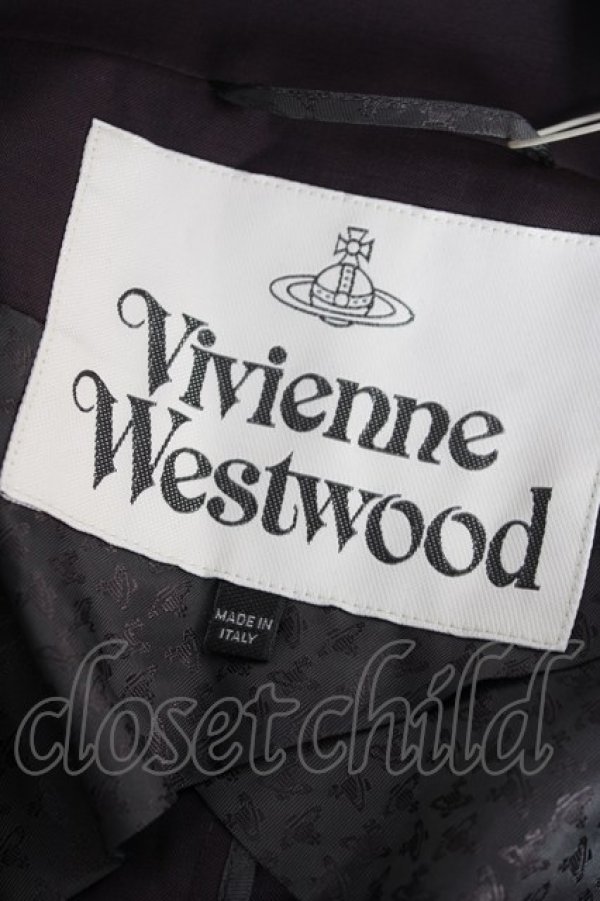 画像6: ヴィヴィアンウエストウッド 中古 / 変形カラージャケット 42 パープル  Y-25-11-16-028-jc-SZ-ZY (6)