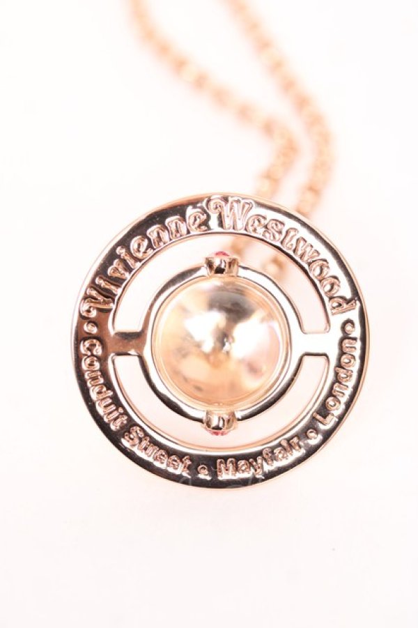 画像4: ヴィヴィアンウエストウッド 中古 / small orb pendant  ピンクゴールド  Y-25-11-16-007-nl-SZ-ZY (4)