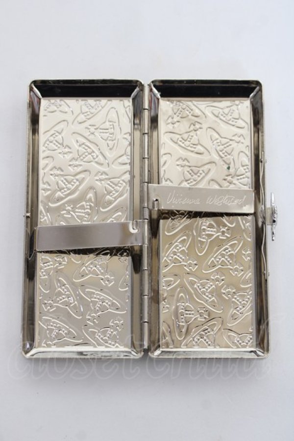 画像4: ヴィヴィアンウエストウッド 中古 / メタルシガレットケース  シルバー  Y-25-11-16-008-ac-AS-ZY (4)