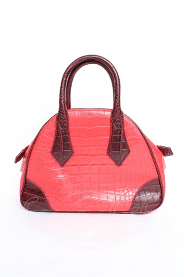 画像3: ANGLOMANIA 中古 / ヤスミンバッグ  赤  Y-25-11-16-011-ba-SZ-ZY (3)