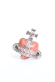 画像2: ヴィヴィアンウエストウッド 中古 / diamante heart ring S ピンク  Y-25-11-16-002-ac-SZ-ZY (2)