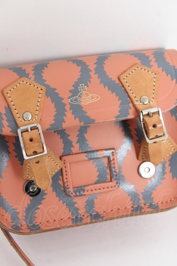 画像4: ヴィヴィアンウエストウッド 中古 / スクイーグルサッチェルタイニーバッグ  オレンジ  Y-25-11-16-016-ba-SZ-ZY (4)