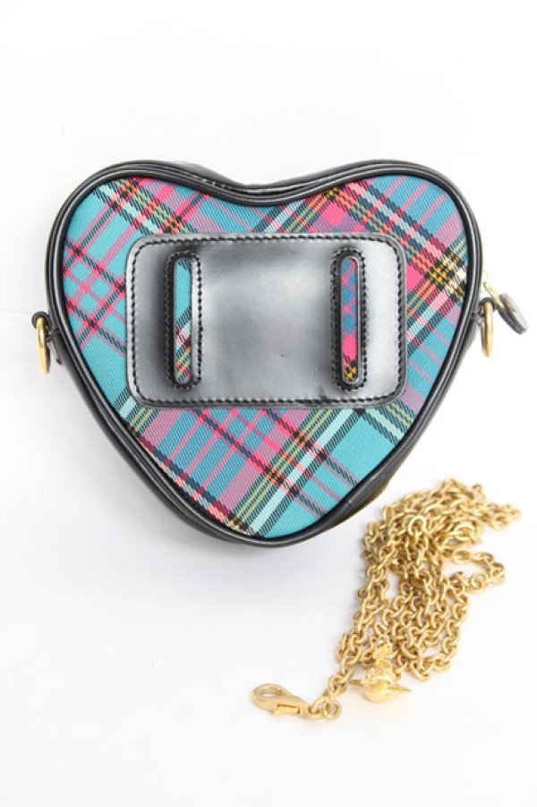 画像3: ヴィヴィアンウエストウッド 中古 / ブルーマックハートポシェット  ブルー  Y-25-11-16-017-ba-SZ-ZY (3)