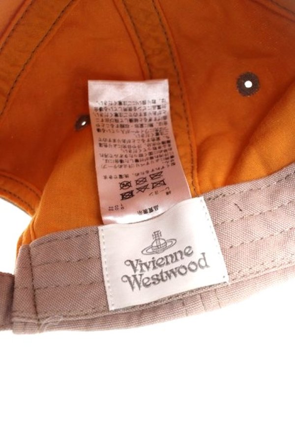 画像7: ヴィヴィアンウエストウッド 中古 / ベースボールキャップ  グレージュ  Y-25-11-16-018-ha-SZ-ZY (7)