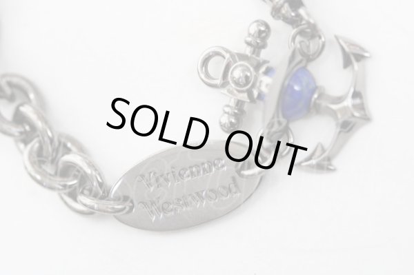 画像2: ヴィヴィアンウエストウッド MAN 中古 / MAN FELICE ブレスレット  ガンメタル  Y-25-12-17-003-ac-SZ-ZY (2)