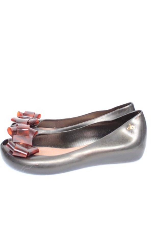 画像2: ヴィヴィアンウエストウッド×Melissa 中古 / /Ultragirl  24 ブラック  Y-25-12-17-023-sh-SZ-ZY (2)