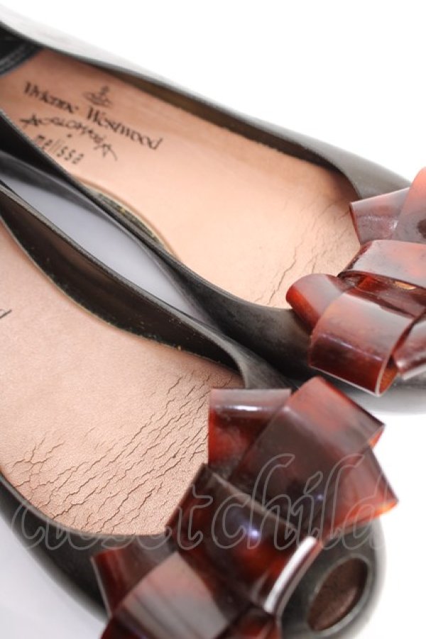 画像5: ヴィヴィアンウエストウッド×Melissa 中古 / /Ultragirl  24 ブラック  Y-25-12-17-023-sh-SZ-ZY (5)