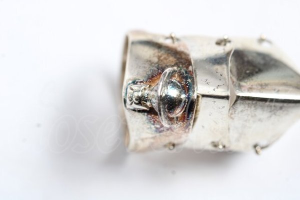 画像4: ヴィヴィアンウエストウッド 中古 / ARMOR RING S シルバー  Y-25-12-17-004-ac-SZ-ZY (4)
