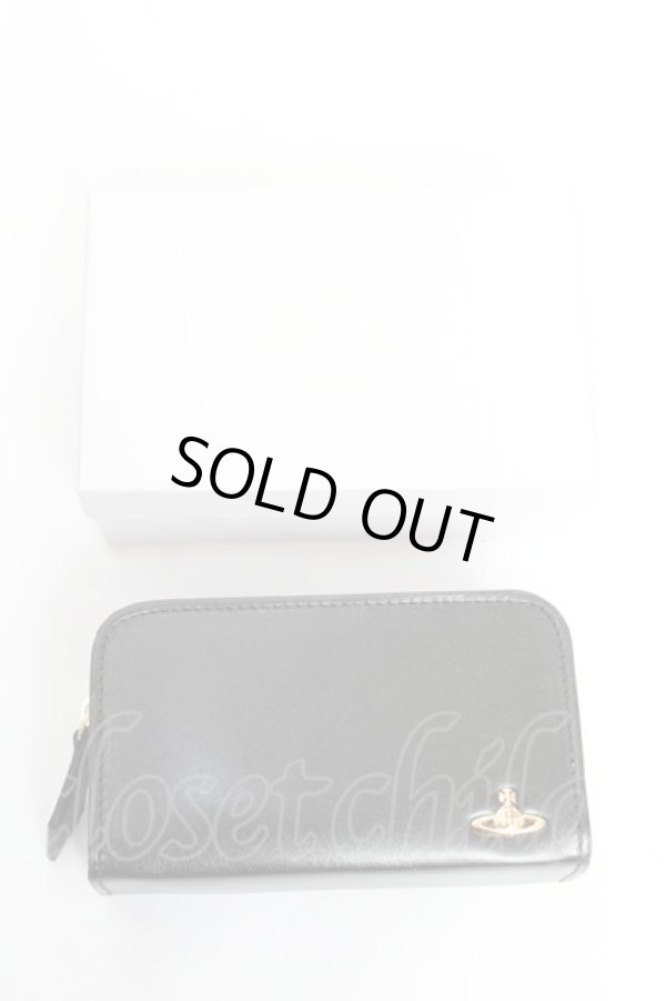 画像6: ヴィヴィアンウエストウッド 中古 / Water ORBラウンドファスナーマルチポーチ  ブラック  Y-25-12-17-008-gd-SZ-ZY (6)