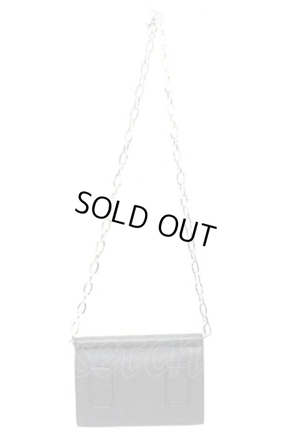 画像2: ヴィヴィアンウエストウッド 中古 / SAFFIANO BIOGREEN CHAIN BELT PURSE  ブラック  Y-25-12-17-018-ba-SZ-ZY (2)