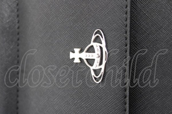 画像3: ヴィヴィアンウエストウッド 中古 / SAFFIANO BIOGREEN CHAIN BELT PURSE  ブラック  Y-25-12-17-018-ba-SZ-ZY (3)