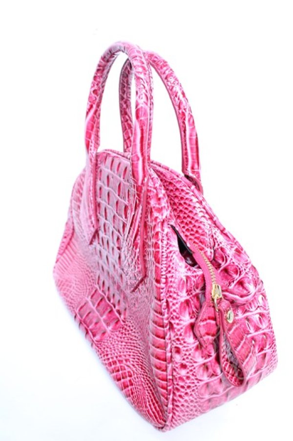 画像4: ANGLOMANIA 中古 / クロコヤスミンバッグ  ピンク  Y-25-12-17-021-ba-SZ-ZY (4)