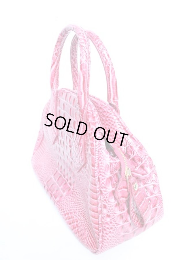 画像4: ANGLOMANIA 中古 / クロコヤスミンバッグ  ピンク  Y-25-12-17-021-ba-SZ-OS (4)