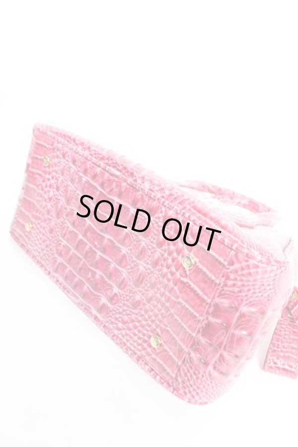 画像5: ANGLOMANIA 中古 / クロコヤスミンバッグ  ピンク  Y-25-12-17-021-ba-SZ-OS (5)