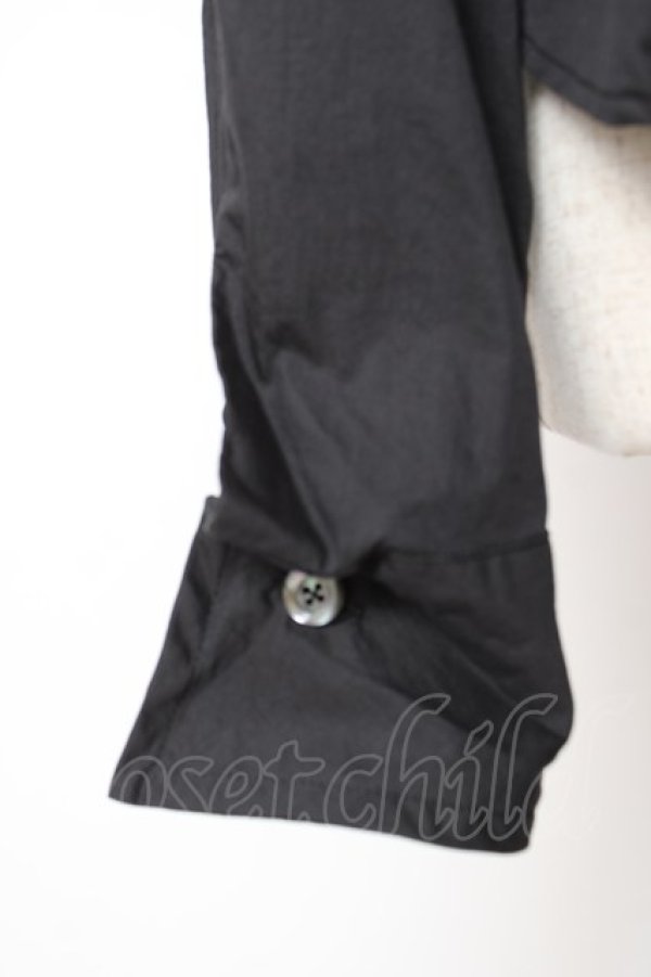 画像4: ヴィヴィアンウエストウッド 中古 / ドレープデザインブラウス UK12/US8 ブラック  Y-25-12-21-002-bl-SZ-ZY (4)