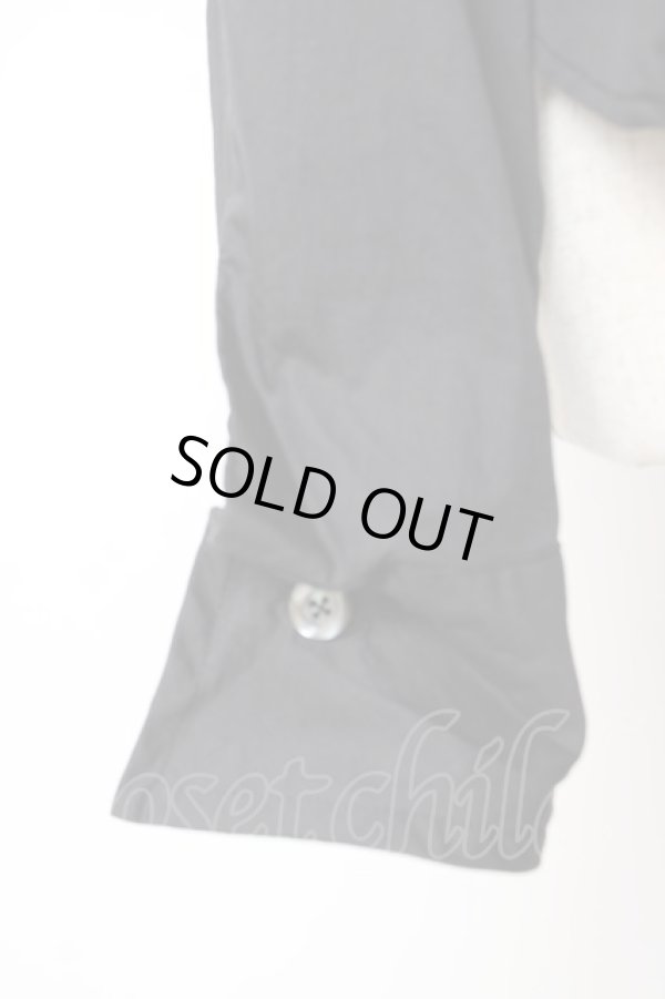 画像4: ヴィヴィアンウエストウッド 中古 / ドレープデザインブラウス UK12/US8 ブラック  Y-25-12-21-002-bl-SZ-ZY (4)