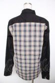 画像2: ヴィヴィアンウエストウッド MAN 中古 / チェッククラシックシャツ 44 黒  Y-25-12-21-021-bl-SZ-ZY (2)
