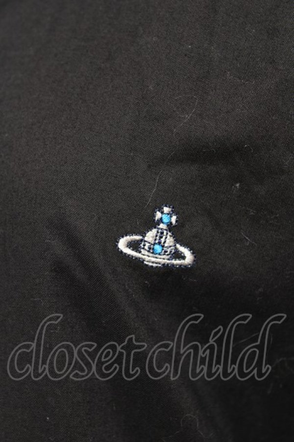 画像3: ヴィヴィアンウエストウッド MAN 中古 / チェッククラシックシャツ 44 黒  Y-25-12-21-021-bl-SZ-ZY (3)