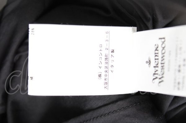 画像6: ヴィヴィアンウエストウッド 中古 / ドレープデザインブラウス UK12/US8 ブラック  Y-25-12-21-002-bl-SZ-ZY (6)