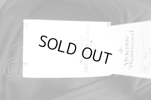 画像6: ヴィヴィアンウエストウッド 中古 / ドレープデザインブラウス UK12/US8 ブラック  Y-25-12-21-002-bl-SZ-ZY (6)