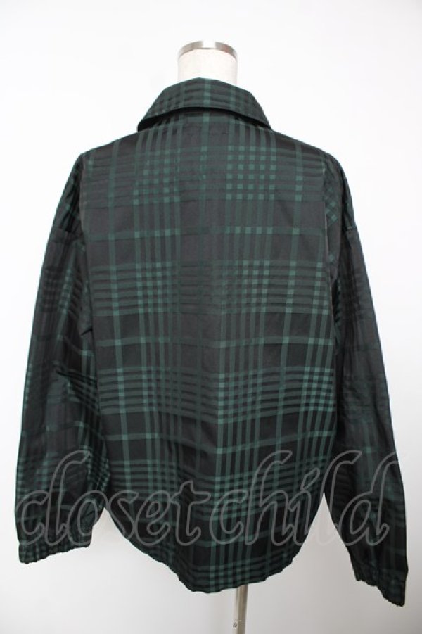 画像2: ヴィヴィアンウエストウッド MAN 中古 / CHECK COACH JACKET 44 グリーン  Y-25-12-21-024-jc-SZ-ZY (2)