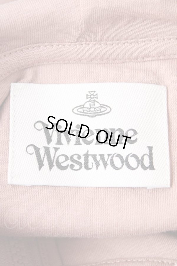 画像4: ヴィヴィアンウエストウッド 中古 / CROPPED RAGLAN ZIPフーディー S ダスティーピンク  Y-25-12-21-025-to-SZ-ZY (4)