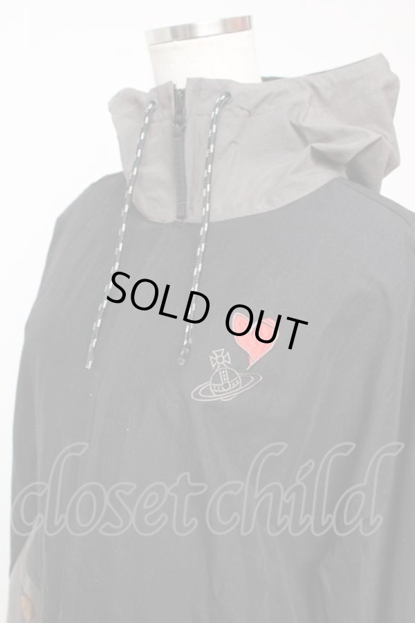 画像3: ヴィヴィアンウエストウッド MAN 中古 / HEART&ORBハイネックボマー 44 ブラック  Y-25-12-21-026-to-SZ-ZY (3)