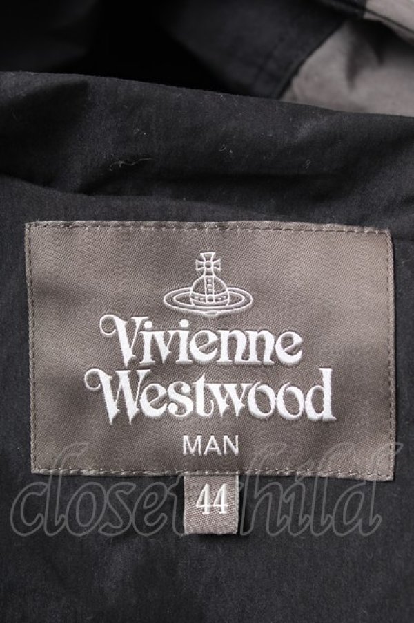 画像5: ヴィヴィアンウエストウッド MAN 中古 / HEART&ORBハイネックボマー 44 ブラック  Y-25-12-21-026-to-SZ-ZY (5)