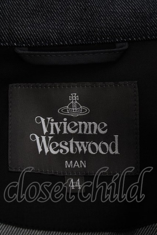 画像6: ヴィヴィアンウエストウッド MAN 中古 / HEART MAN LONDON クルトフードワークジャケット 44 デニム  Y-25-12-21-027-jc-SZ-ZY (6)