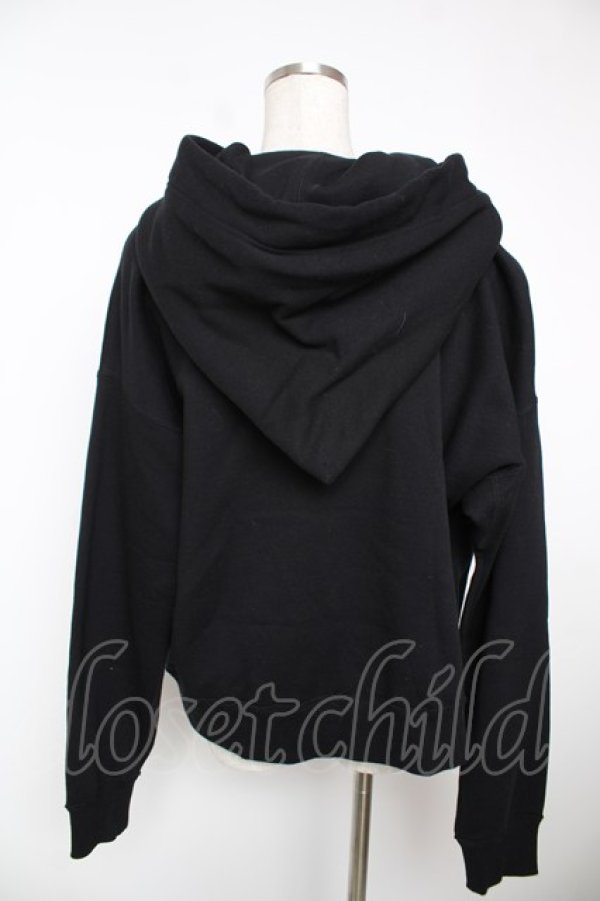 画像2: ヴィヴィアンウエストウッド 中古 / コットン裏起毛ライン入リフーディー 00 ブラック×レッド  Y-25-12-21-028-to-SZ-ZY (2)