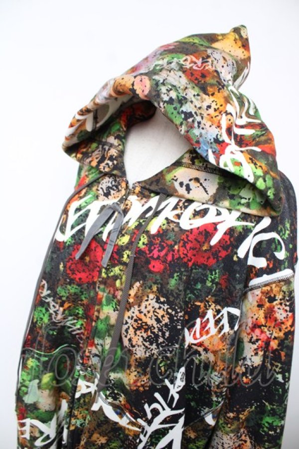 画像3: ヴィヴィアンウエストウッド 中古 / FREEDOM FIGHTERジップパーカー 00 グリーン  Y-25-12-21-029-to-SZ-ZY (3)