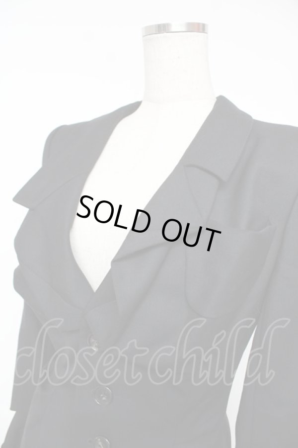 画像3: ヴィヴィアンウエストウッド 中古 / ALCOHOLICジャケット 42 ブラック  Y-25-12-21-031-jc-SZ-ZY (3)