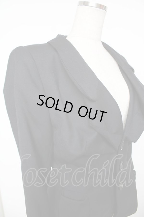 画像4: ヴィヴィアンウエストウッド 中古 / ALCOHOLICジャケット 42 ブラック  Y-25-12-21-031-jc-SZ-ZY (4)