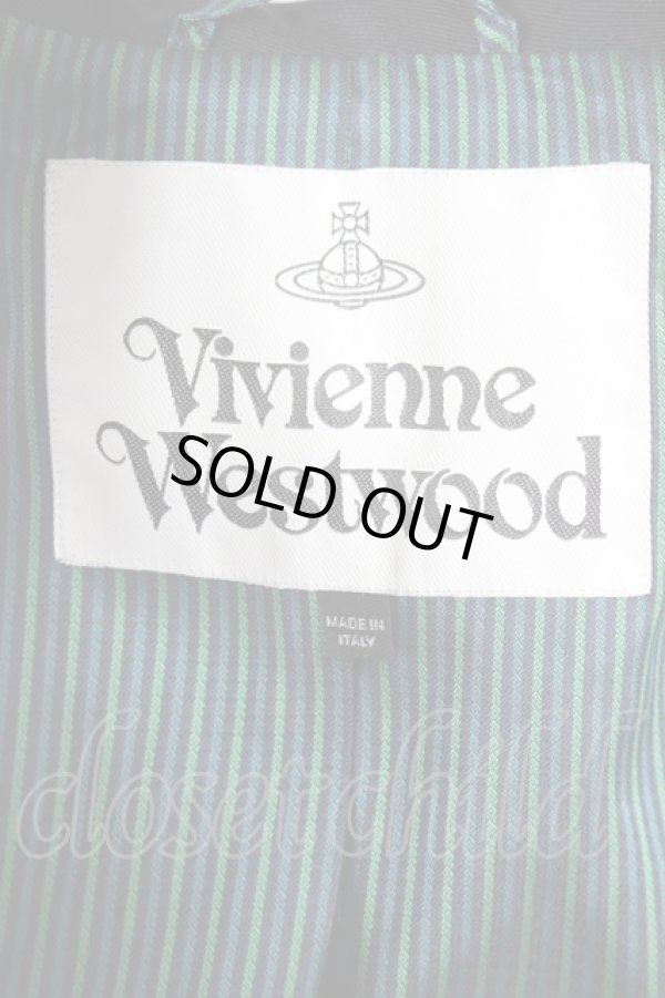 画像6: ヴィヴィアンウエストウッド 中古 / ALCOHOLICジャケット 42 ブラック  Y-25-12-21-031-jc-SZ-ZY (6)