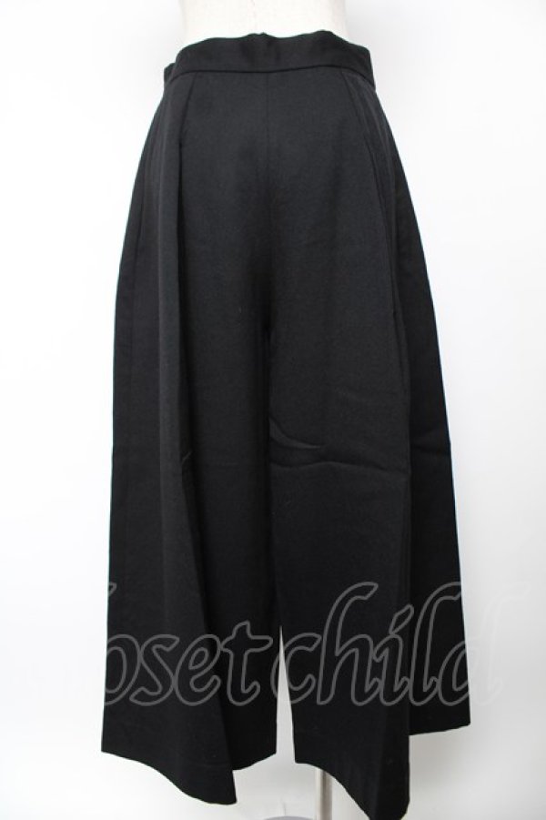 画像2: ヴィヴィアンウエストウッド 中古 / タック入リワイドパンツ 1 ブラック  Y-25-12-21-036-pa-SZ-ZY (2)