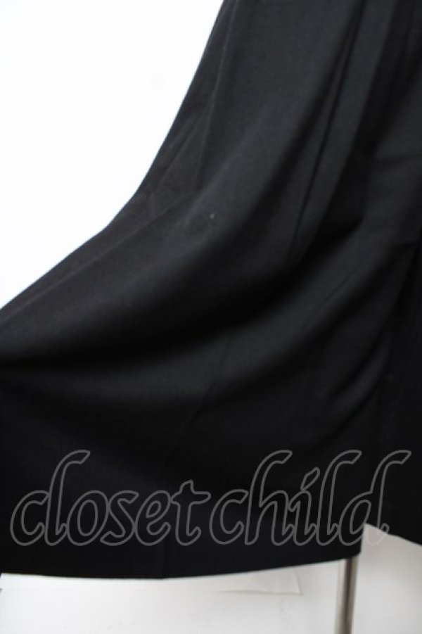 画像4: ヴィヴィアンウエストウッド 中古 / タック入リワイドパンツ 1 ブラック  Y-25-12-21-036-pa-SZ-ZY (4)