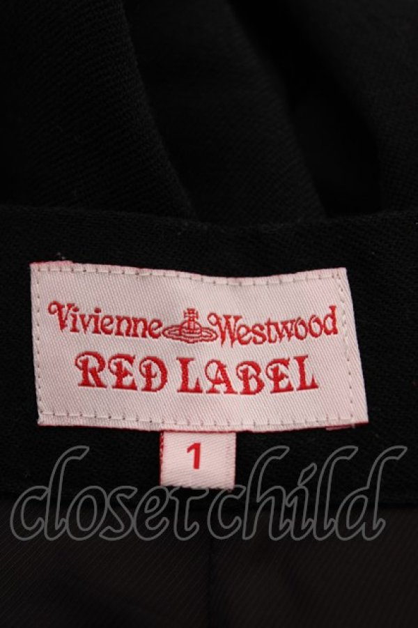 画像5: ヴィヴィアンウエストウッド 中古 / タック入リワイドパンツ 1 ブラック  Y-25-12-21-036-pa-SZ-ZY (5)