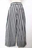 画像2: ヴィヴィアンウエストウッド 中古 / ストライプクロップドワイドパンツ 02 グレー  Y-25-12-21-037-pa-SZ-ZY (2)