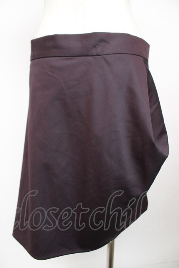 画像2: ヴィヴィアンウエストウッド 中古 / 変形スカート 42 パープル  Y-25-12-21-040-bl-SZ-ZY (2)