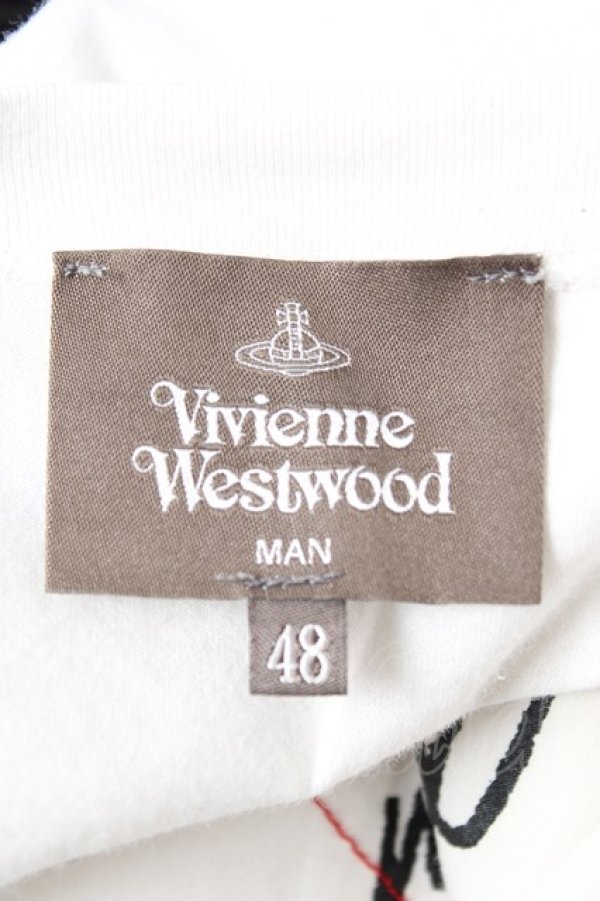 画像6: ヴィヴィアンウエストウッド MAN 中古 / KISS ME KITTYリラックスTシャツ 48 ホワイト  Y-25-12-21-004-ts-SZ-ZY (6)