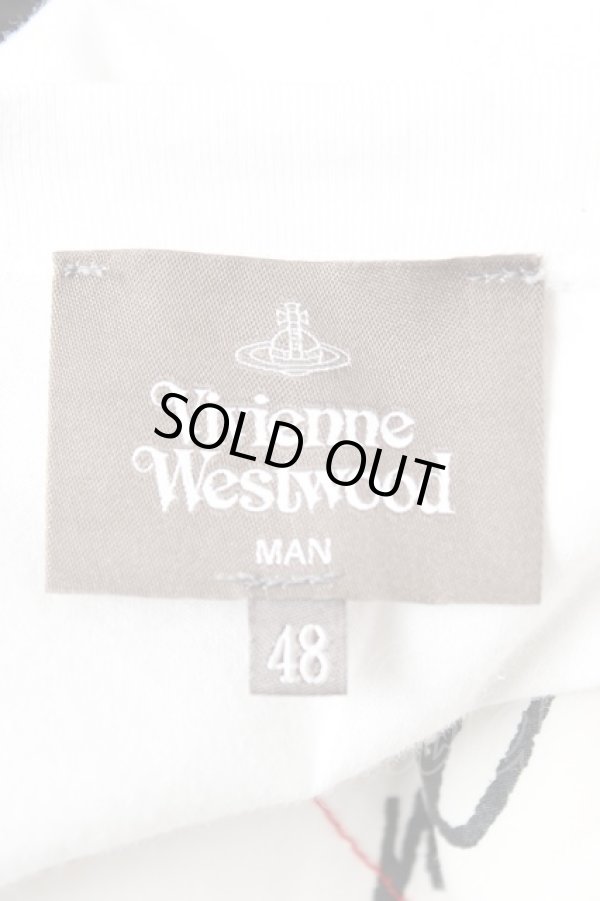 画像6: ヴィヴィアンウエストウッド MAN 中古 / KISS ME KITTYリラックスTシャツ 48 ホワイト  Y-25-12-21-004-ts-SZ-ZY (6)