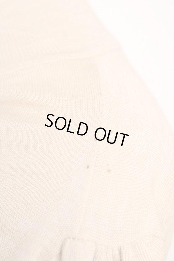 画像3: ヴィヴィアンウエストウッド 中古 / オーブ刺繍フリルボウタイカーディガン S ベージュ  Y-25-12-21-007-bl-SZ-ZY (3)