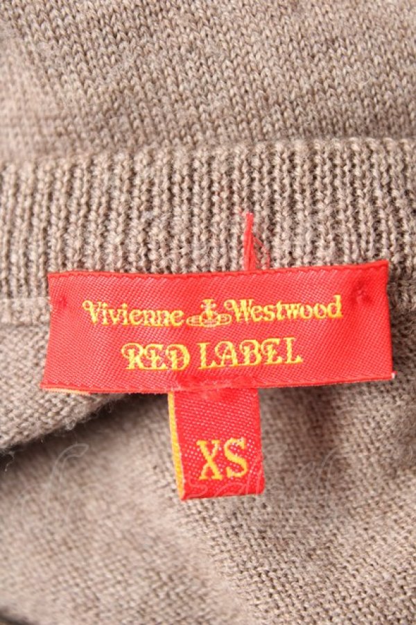 画像5: ヴィヴィアンウエストウッド 中古 / カラーオーブ刺繍カーディガン XS グレー×レッド×ブルー  Y-25-12-21-009-to-SZ-ZY (5)