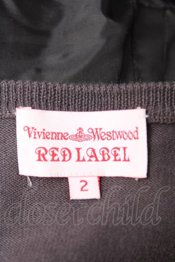 画像5: ヴィヴィアンウエストウッド 中古 / 単色オーブ刺繍カーディガン 2 グレー  Y-25-12-21-011-to-SZ-ZY (5)