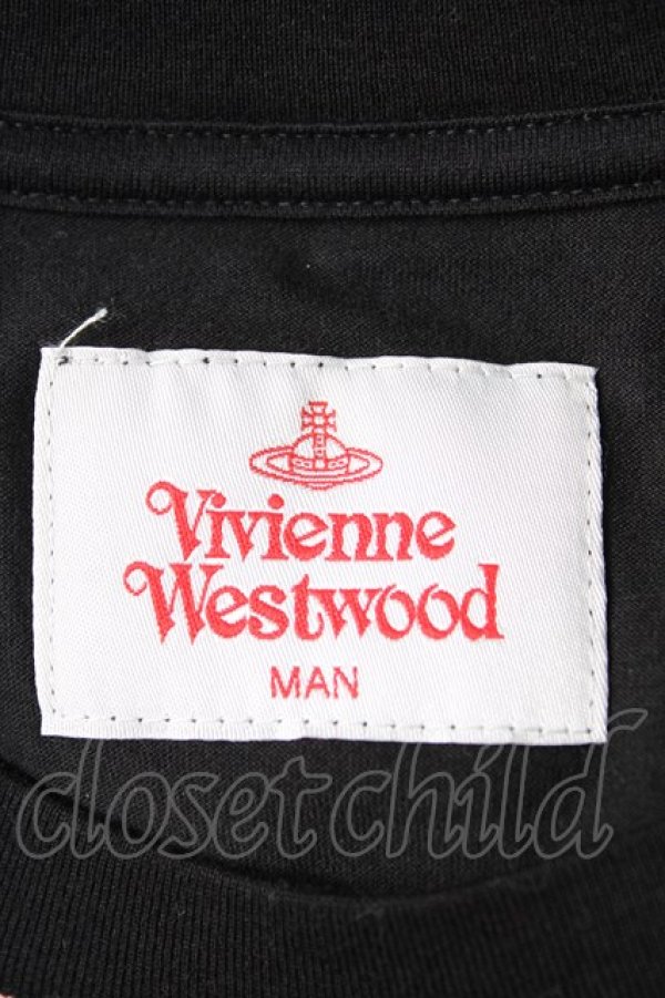 画像4: ヴィヴィアンウエストウッド MAN 中古 / COLOR PEEK ORB POCKET RELAX T-SHIRT F ブラック  Y-25-12-21-013-pa-SZ-ZY (4)