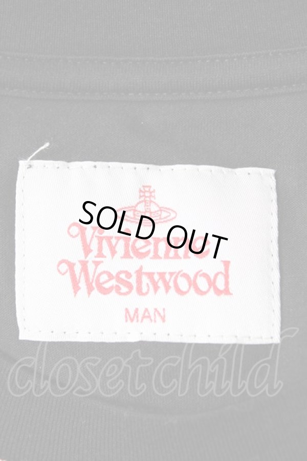 画像4: ヴィヴィアンウエストウッド MAN 中古 / COLOR PEEK ORB POCKET RELAX T-SHIRT F ブラック  Y-25-12-21-013-pa-SZ-ZY (4)