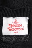 画像5: ヴィヴィアンウエストウッド MAN 中古 / 単色オーブ刺繍リラックスベスト F ブラック  Y-25-12-21-015-bl-SZ-ZY (5)