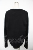 画像2: ヴィヴィアンウエストウッド 中古 / 単色オーブ刺繍ニット 2 ブラック  Y-25-12-21-016-to-SZ-ZY (2)