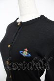 画像3: ヴィヴィアンウエストウッド 中古 / GOLD LABEL カラーオーブ刺繍カーディガン  ブラック  Y-25-12-21-017-to-SZ-ZY (3)